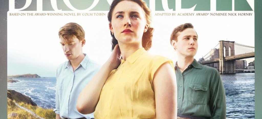 Постерът на номинирания за три "Оскара" "Бруклин" прилича на корица на списание, което ще намерите при зъболекаря си