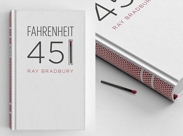 Дизайнът на "Фаренхайт 451" на Рей Бредбъри предлага да "драснете клечката"