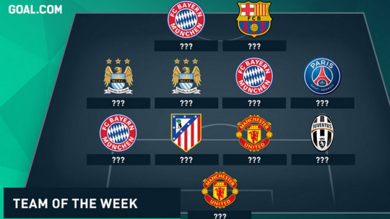 Баварците разпиляха отбора на Венгер с 5:1 и съвсем закономерно трима от идеалния тим на седмицата на Goal.com са от състава на германския хегемон.