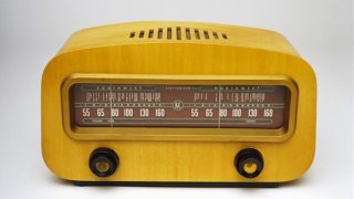 Vintage Wooden Radio