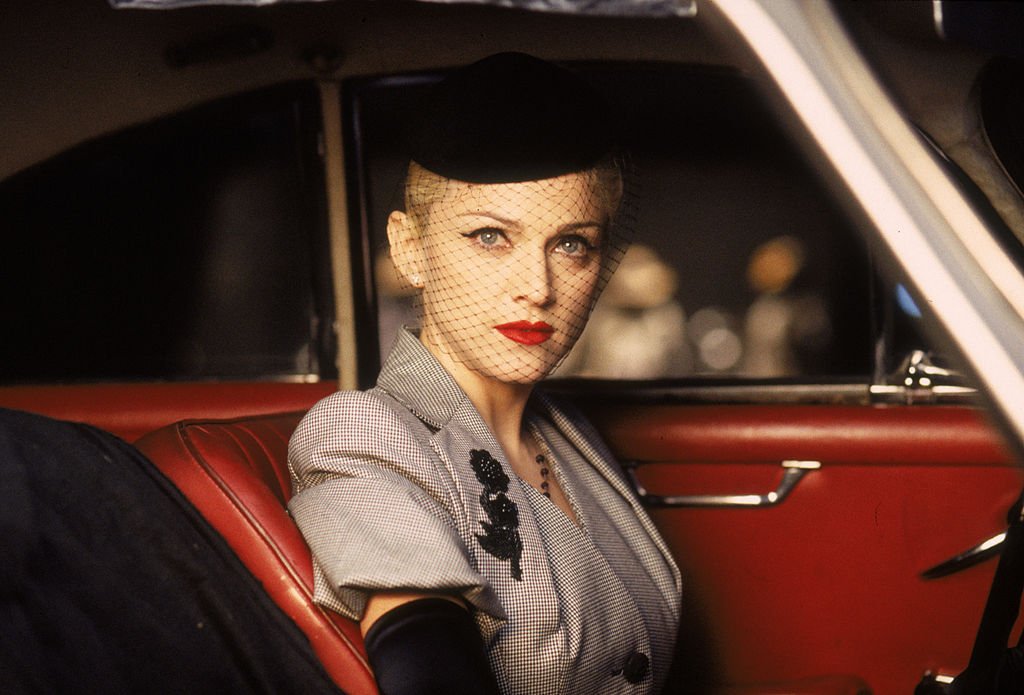 Madonna During 'Take A Bow' Video Shoot