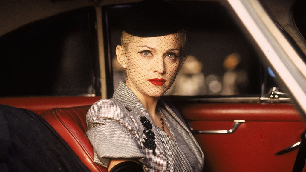 Madonna During 'Take A Bow' Video Shoot