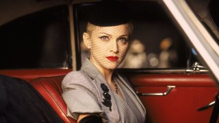 Madonna During 'Take A Bow' Video Shoot