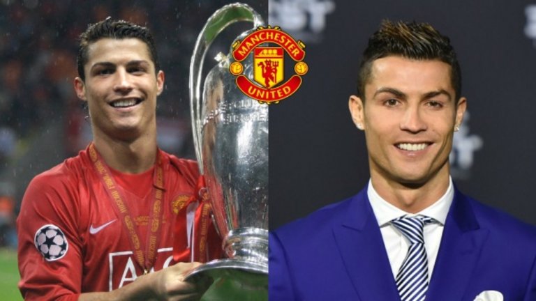 Ляво крило: Кристиано Роналдо
На 5 февруари ще навърши 33 г. Юнайтед винаги ще остане в сърцето му като мястото, което го превърна от момчешки талант в един от най-добрите футболисти в света, преди да доразвие потенциала си и с фланелката на Реал Мадрид. 94 млн. евро платиха „кралете“ за Кристиано през 2009 г., откогато португалецът не спира да чупи рекорд след рекорд. Петкратният носител на „Златната топка“ вкара гола за Юнайтед в редовното време, но след това пропусна при дузпите и за малко не коства трофея на „червените дяволи“.