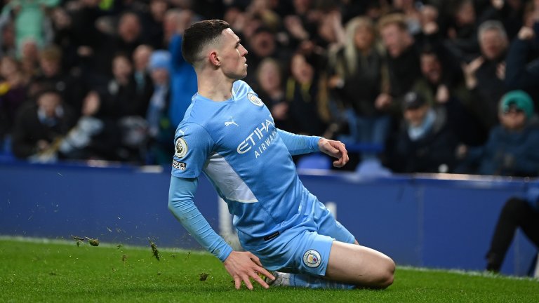 Спорно отсъждане в края помогна за минимална победа на Сити над Евертън