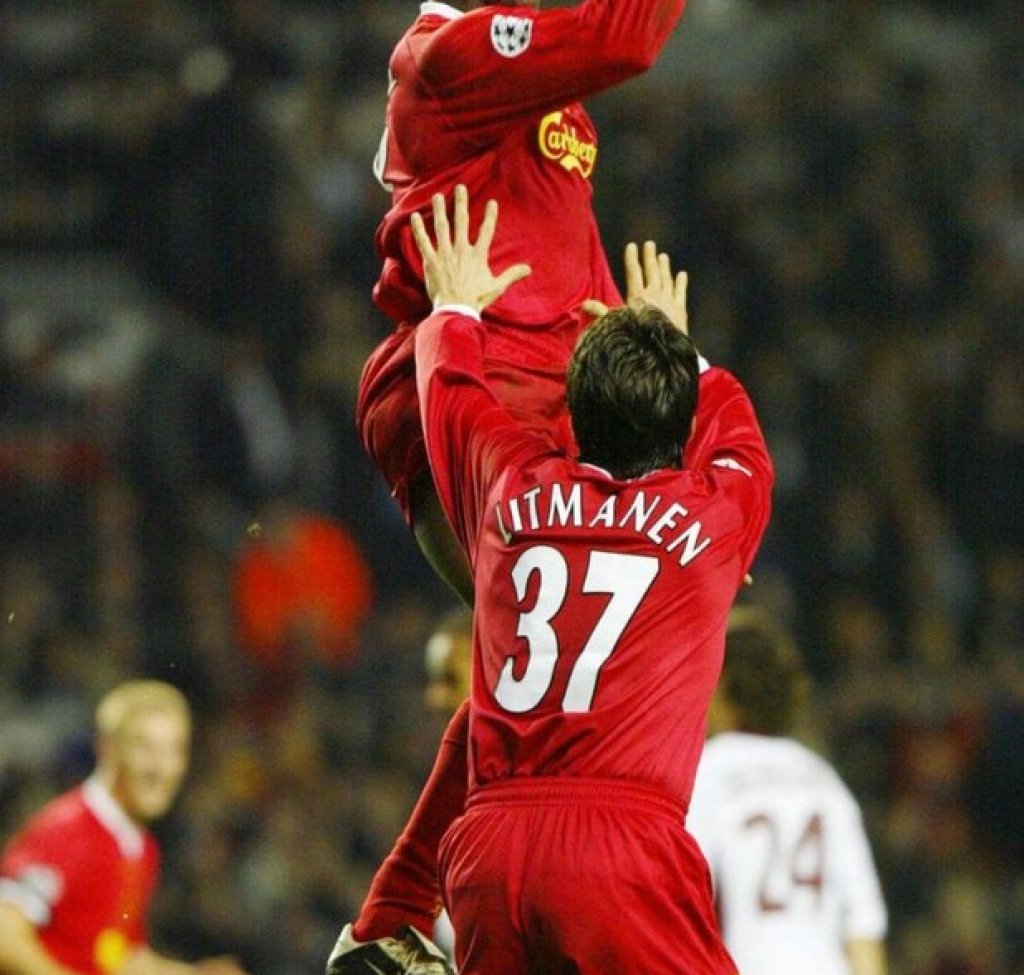 7. Ливърпул – Рома 2:0
Шампионска лига, групова фаза, 2002 г.
Наистина, заслугите на Жерар Улие за връщането на Ливърпул на европейската клубна сцена се омаложават понякога. След като бяха спечелили Купата на УЕФА предишната година, „червените“ се 
нуждаеха от победа с два гола, за да се справят с Рома на Фабио Капело. Яри Литманен и Емил Хески я осигуриха.