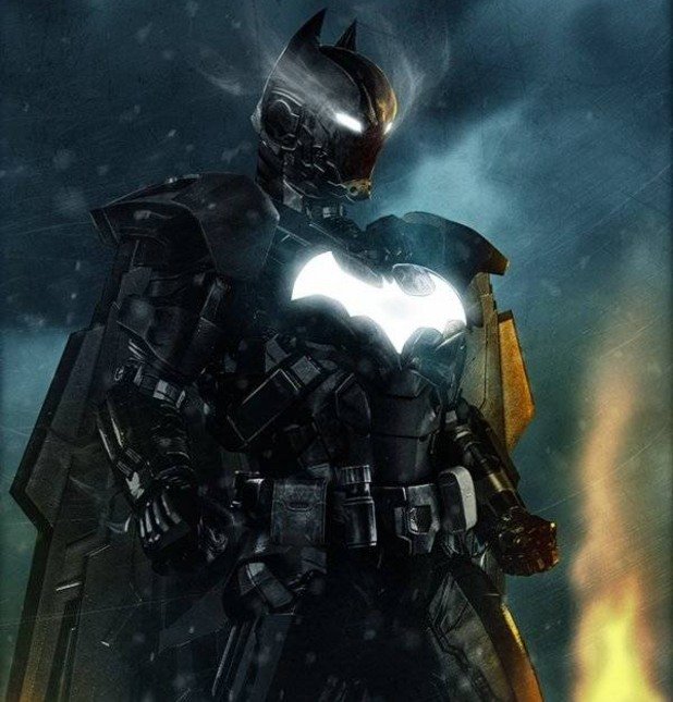 Един Железен Батман, който не изглежда по-малко атрактивен от Железния човек