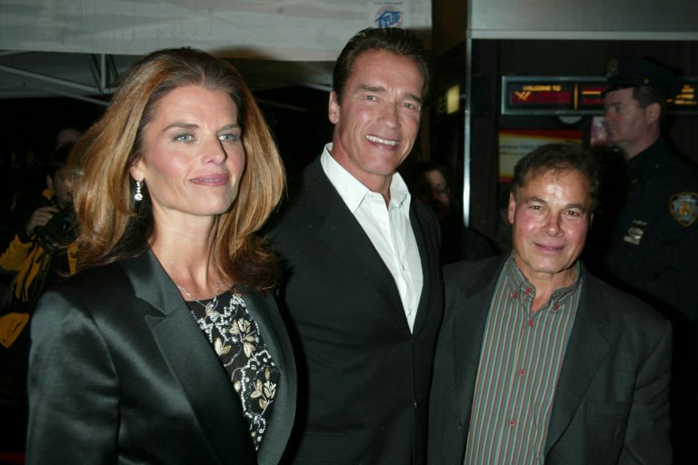 Арнолд Шварценегер, Мария Шрайвър и Франко Колумбу