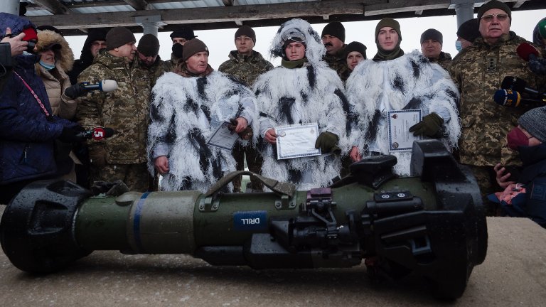 От началото на войната Вашингтон е изпратил общо 1,6 милиарда долара военна подкрепа