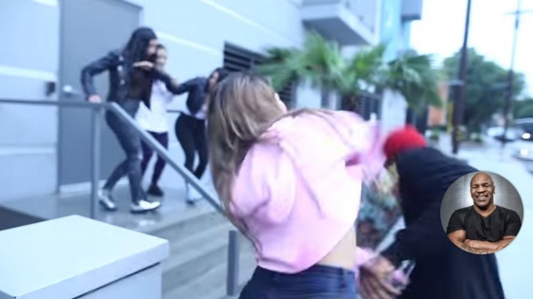 Накрая - момиче на улицата поваля момче, което уж трябва да прилича на Солджа Бой