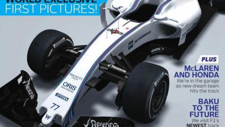 Новият Williams FW37 ще дебютира в неделя с двигател версия 2015