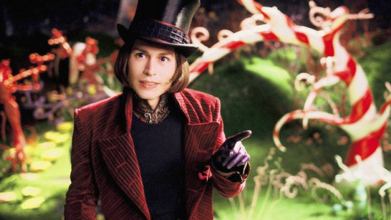 Уили Уонка в „Чарли и шоколадовата фабрика”