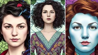 Тенденцията вече заля социалните мрежи (на снимката: изображения, създадени чрез Dawn)