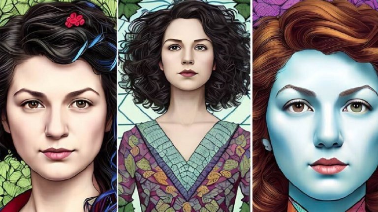 Тенденцията вече заля социалните мрежи (на снимката: изображения, създадени чрез Dawn)