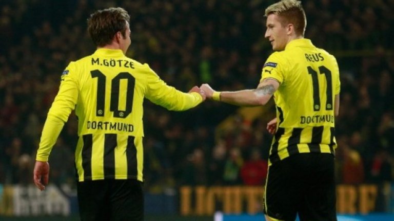 Марио Гьотце и Марко Ройс
Приятелство от времето на двамата в Дортмунд и от националния отбор.