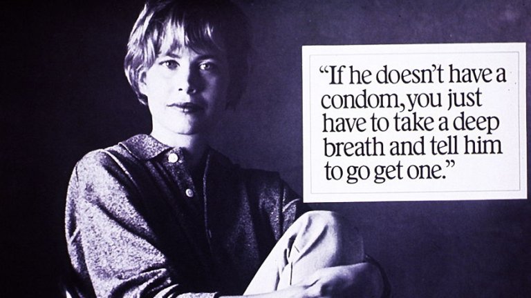 Public health poster about AIDS.