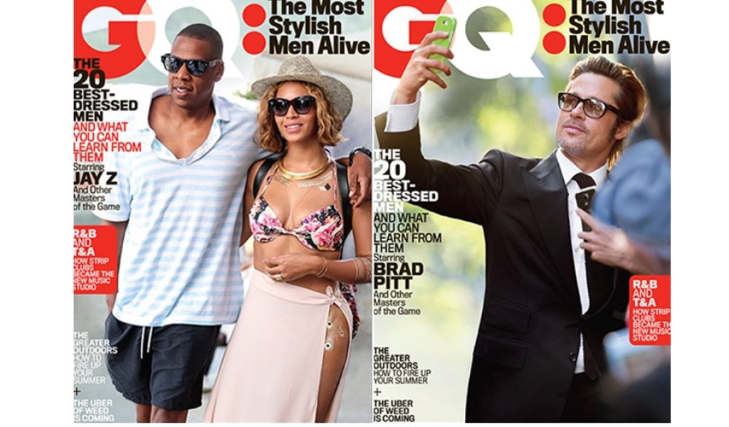 Джей Зи и Брад Пит на кориците на GQ