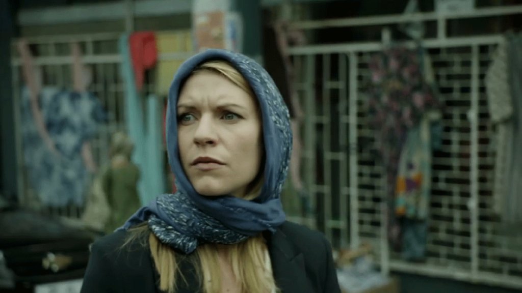 В кадър от сериала Homeland