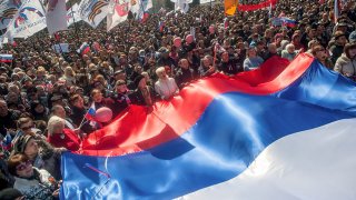 Pro-Russia-protesters