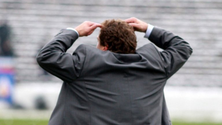 Нивото на стрес сред треньорите в "А" група вероятно е непосредствено след това при въздушните диспечери.