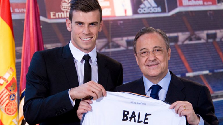 Най-скъпият: Гарет Бейл (100,8 млн. евро)
През 2013-а уелсецът се превърна в най-скъпият фуболист в света, след като премина от Тотнъм за 100,8 млн. евро. Днес си остава най-скъпият в Ла лига, но едва ли за дълго, след като Барса почти сигурно ще свали този рекорд с привличането на Коутиньо или поне Дембеле.