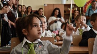 училище, образование, първи учебен ден, първокласници