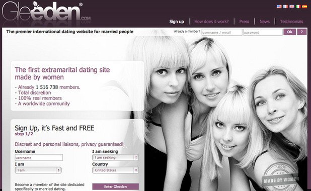 Първият сайт за извънбрачни връзки, създаден 100% от жени