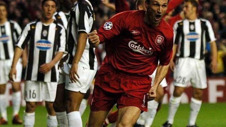 8. Ливърпул – Ювентус 2:1
Шампионска лига, първи 1/4финал, 2005 г.
Един от великите мачове, които доведоха до финала. Вечерта бе специална. Първата среща между двата тима след трагедията на „Хейзъл“. Преди първия съдийски сигнал имаше и минута мълчание в памет на папа Йоан Павел II. Ювентус имаше поголемите имена в състава си. Скот Карсън и Антони Льо Талек пък излязоха за дебютите си за Ливърпул. Но след само 25 минути домакините вече водеха с 2:0, а останалото е история...