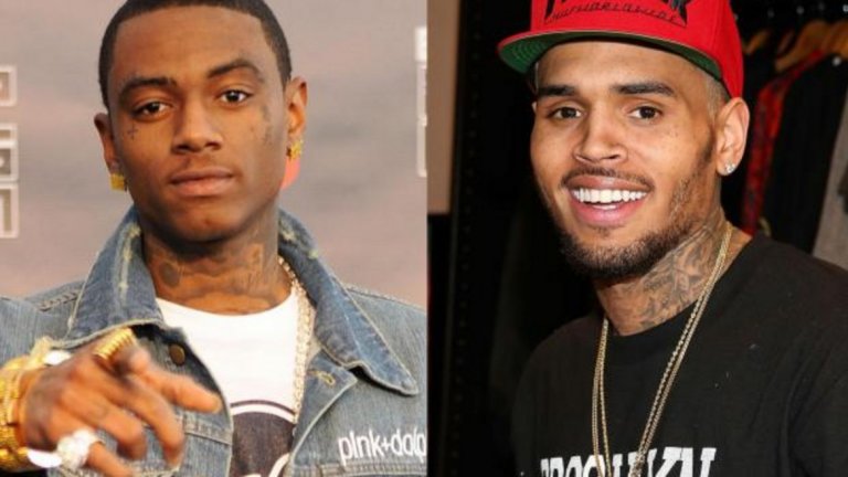 Не се притеснявайте, ако не знаете кои са Солджа Бой (вляво) и Крис Браун (вдясно). Ние също не знаем много за тях, но усещаме, че евентуалният боксов мач помежду им няма да е много по-интересен от музикалната им кариера.