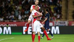 Монако нанесе първо поражение на ПСЖ през сезона