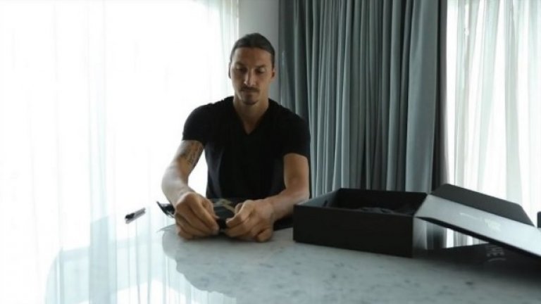 Златан Ибрахимович изпрати на Клаудио Браво тренировъчна екипировка от своята колекция A-Z, за да се подготви за предстоящото градско дерби