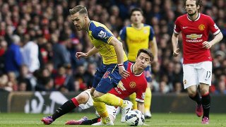 Arsenal -Aaron Ramsey-Manchester United-Herrera