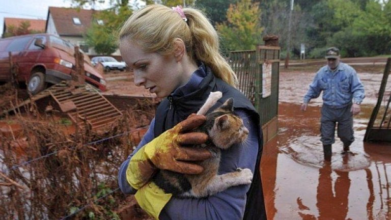 Местните жители в пострадалите области на Унгария все още се борят с последиците от катастрофата, докато се появяват нови заплахи за здравето им
