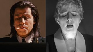 Куфарчето от "Криминале" (1994 г.) е вдъхновено от Kiss Me Deadly (1955 г.).