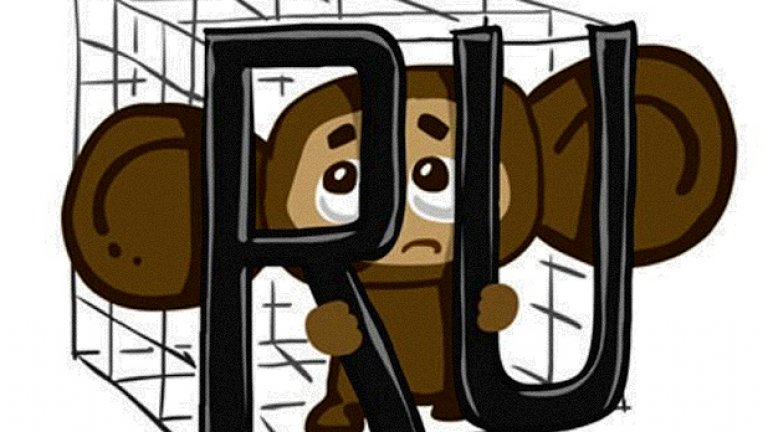 Чебурашка като символ за опитите на Кремъл да създава по-"суверенен" Интернет