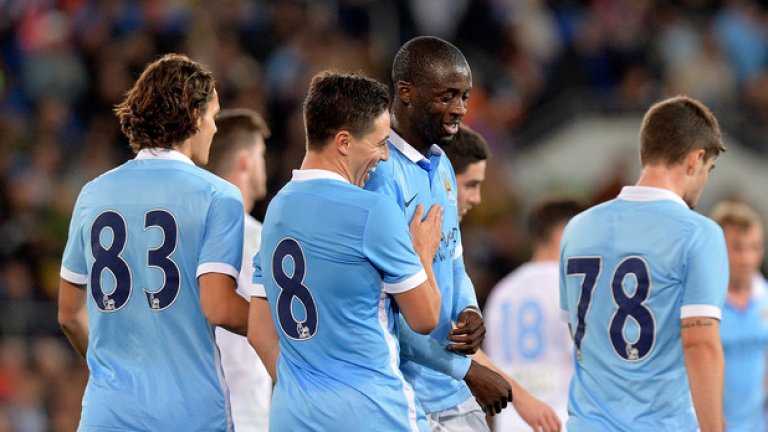 Късен гол на Самир Насри донесе минимален успех на Сити над австралийския Мелбърн.