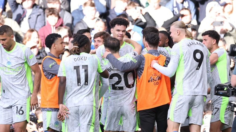 Сити спечели на "Стамфорд Бридж" и показа, че интригата за титлата е жива