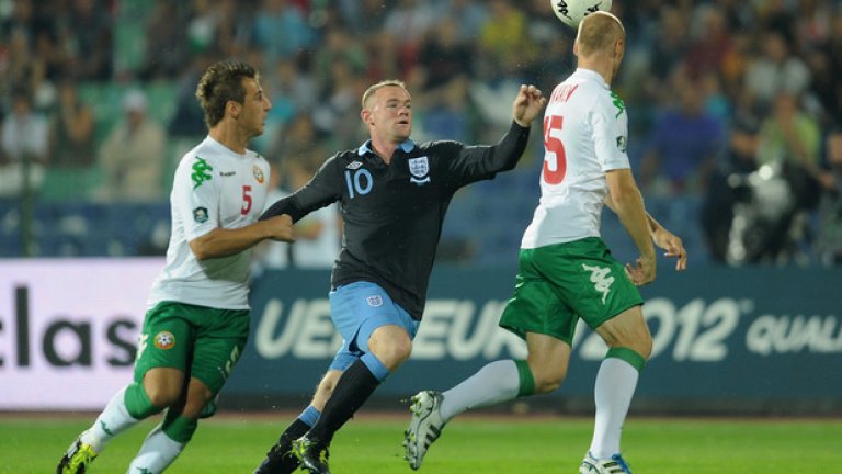 Септември 2011 г. България - Англия (0:3). Но се поправи в София, където ни наниза 2 гола.