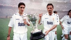 Петер Дубовски и бъдещата голяма легенда на Реал Мадрид с титлата на Ла Лига за сезон 1995/96