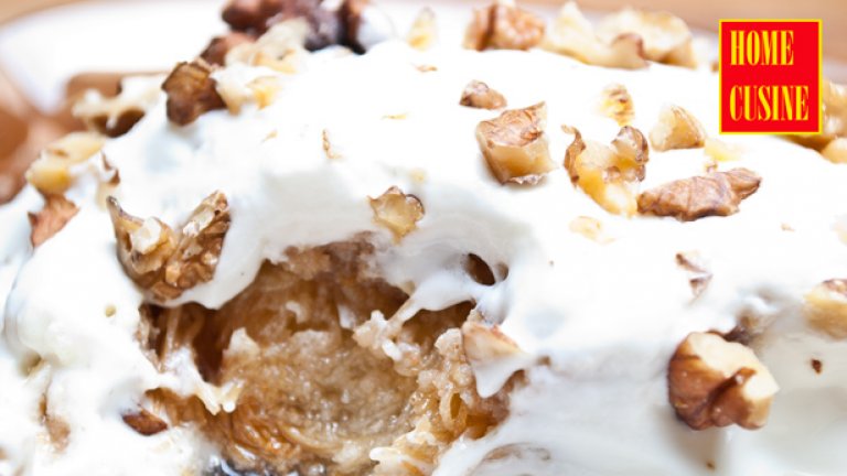 Крем пита с кадаиф