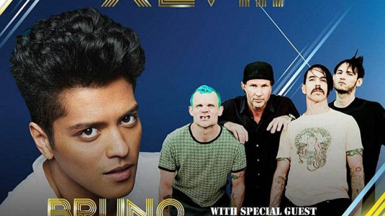 Афишът за шоуто - Бруно Марс и Red Hot Chili Peppers ще са гвоздеят на музикалната част от Супербоул.