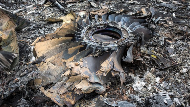 Самолетът се разби в Източна Украйна на 17 юли