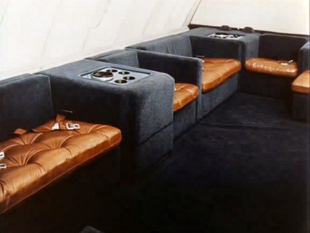 Интериорите на Boeing 747 на American Airlines