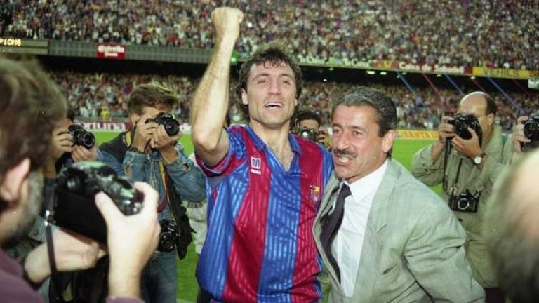 1993 г., Тенерифе - Реал 2:0Христо Стоичков и Барса се радват, чувайки новината за победата на Тенерифе. За втора поредна година Реал потъва на Канарските острови, въпреки че води преди последния кръг.