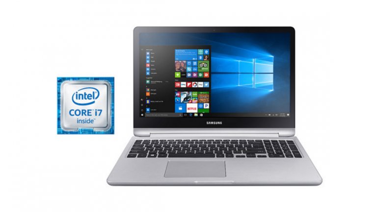8. Samsung Notebook 7 Spin
Ако някога сте искали MacBook Pro, без да се налага да си продадете органите, за да си го позволите, Samsung Notebook 7 Spin постига не само стила и блясъка на професионалните лаптопи на Apple, но и дори добавя сензорен екран към спецификациите - срещу достъпна начална цена. За солиден хибриден лаптоп с Core i7 процесор, 12GB RAM и дори дискретна видеокарта от Nvidia, Samsung Notebook 7 осигурява върхови характеристики за цената си. Но защо да спирате дотам?
Samsung дори са включили HDR дисплей, въпреки че той е само с 1080p резолюция. Не са много услугите, които реално поддържат тази технология към настоящия момент, но някои твърдят, че тя е по-важна от по-голямата резолюция. По-дълбоки нюанси на черното, по-ярки цветове - все неща, които ще ви допаднат.