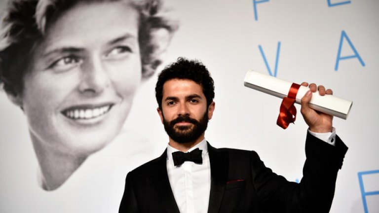 Director Ely Dagher, winner of the Palme d'Or for his short film ' Waves '98' attends the Palm D'Or Winners