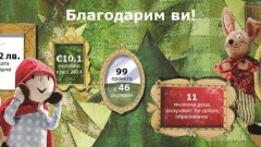 В рамките на кампанията "Плюшени играчки в помощ на образованието", клиентите в България събраха 21 926 евро, а в рамките на "Колко е добре да дариш по две" - 43 852 лв. Парите съответно ще отидат за обучение на децата, както по света, така и у нас