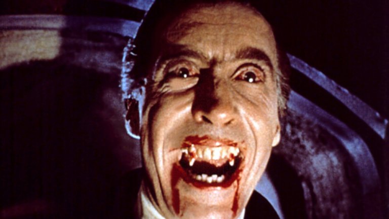 Вероятно ролята на Дракула си остава неговото най-голямо превъплъщение - в едноименния филм от 1958 г.