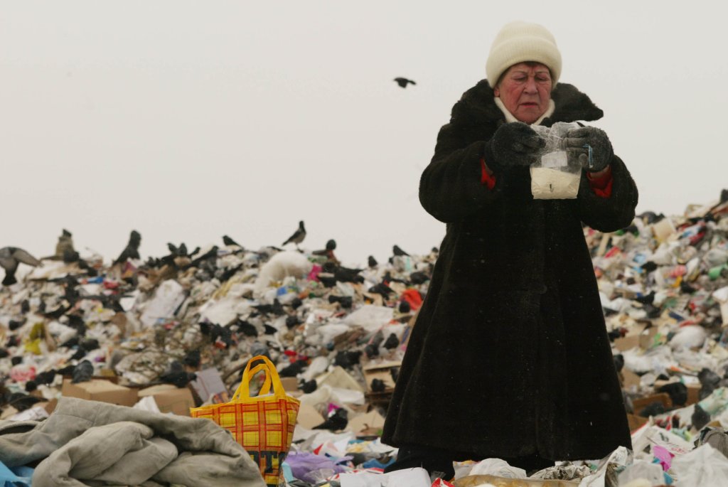 бездомни хора в Русия