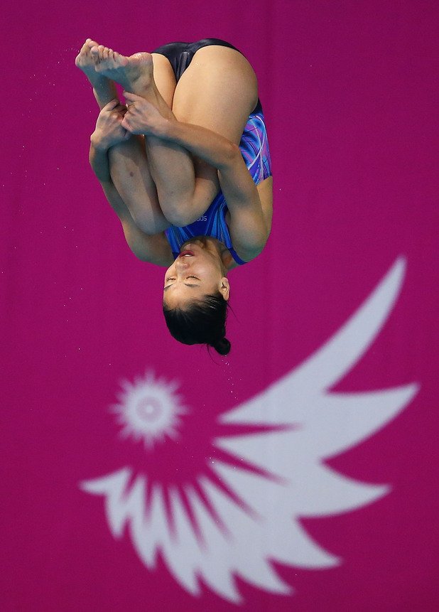 Далеч по-добре се представи Шарон Чан от Хонгконг на скоковете във вода.